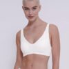10217729_BIANCO_F SOFT BRA IN MICROFIBRA CON CHIUSURA POSTERIORE INVISIBILE COMFORT ZERO FEEL – COPPA D - SLOGGI