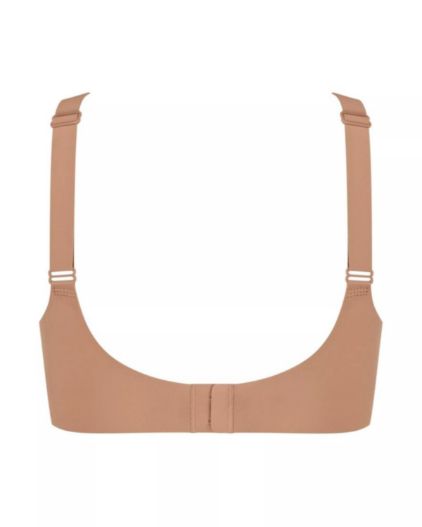 10217729_COGNAC_D SOFT BRA IN MICROFIBRA CON CHIUSURA POSTERIORE INVISIBILE COMFORT ZERO FEEL – COPPA D - SLOGGI