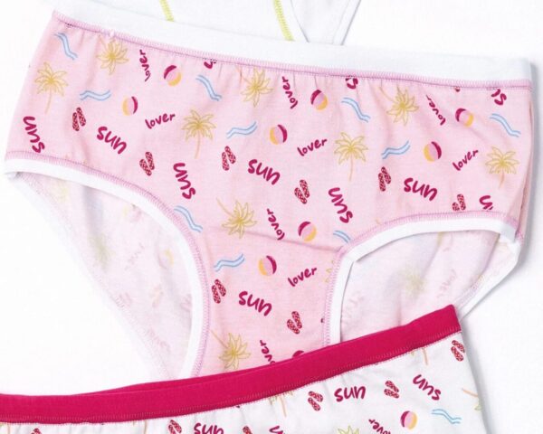 128_ROSA ART. 128 - Slip bambina in fantasia - JADEA