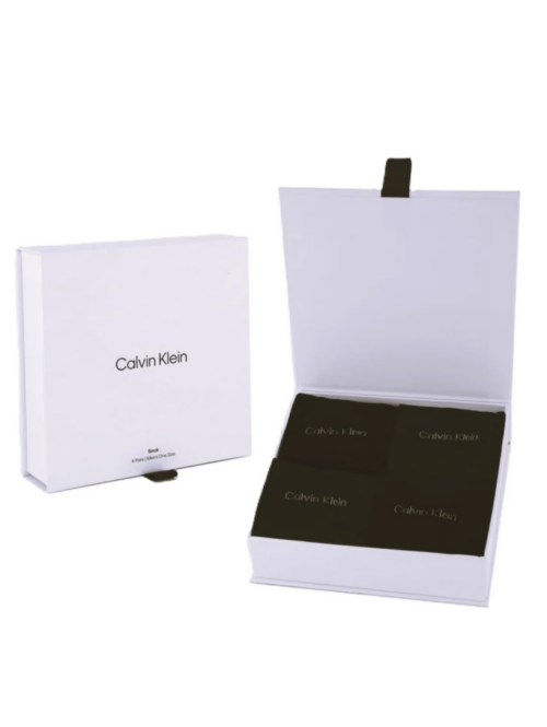 Cofanetto 4 calze logate corte uomo misto cotone – CALVIN KLEIN