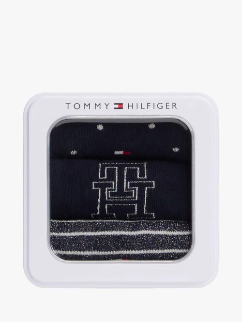 Cofanetto 3 calze corte da donna misto cotone – TOMMY HILFIGER