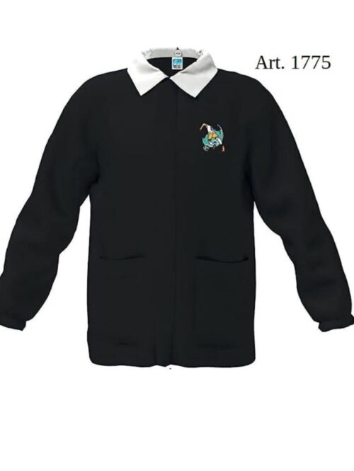 Art.1775 – Casacca scuola bambino con zip e ricamo - SIGGI