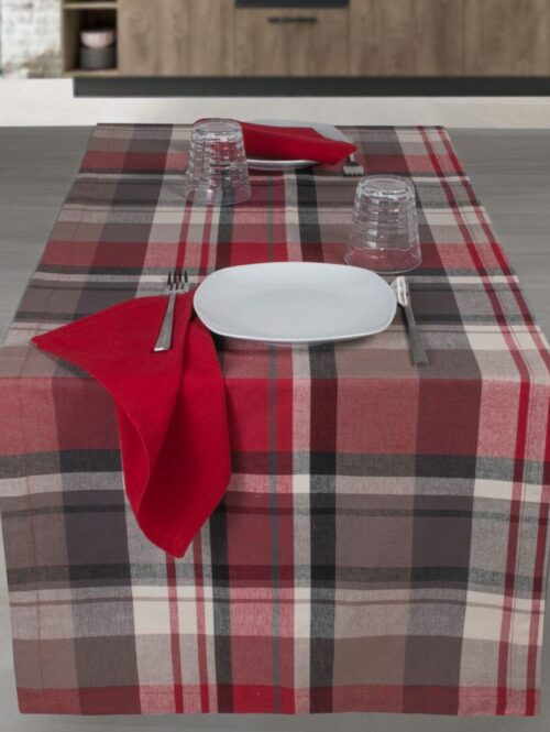 Set runner con coppia di tovaglioli Baita - Cavalieri Jolie