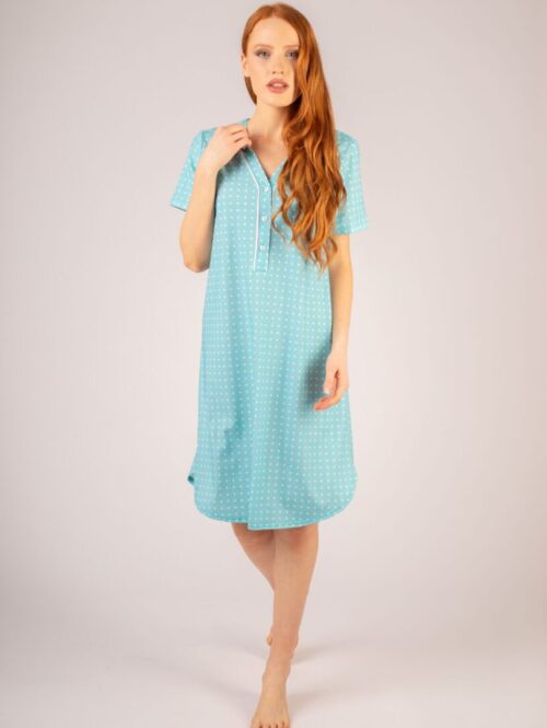 Abito donna casa estivo in cotone fantasia – BRILLIAMO