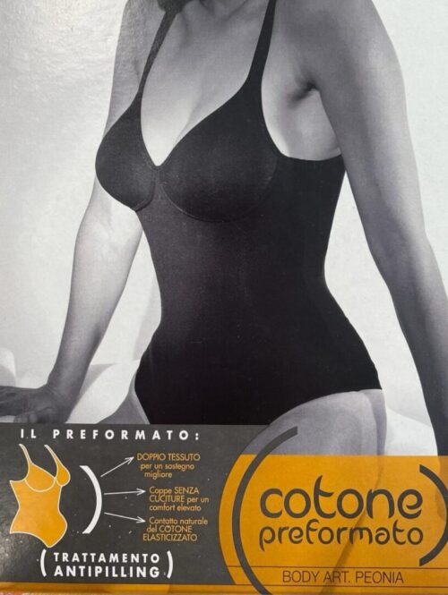 Body con coppe preformate senza cuciture COTONE BIOLOGICO - GIOS