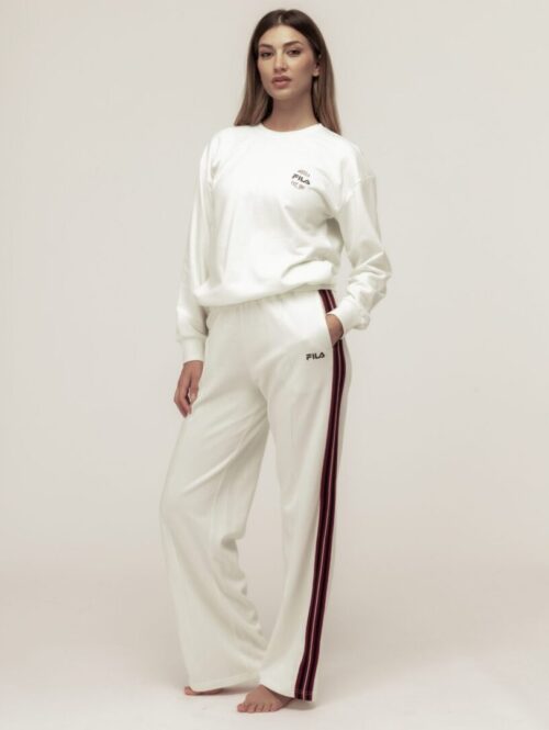Homewear donna in cotone felpato girocollo – FILA