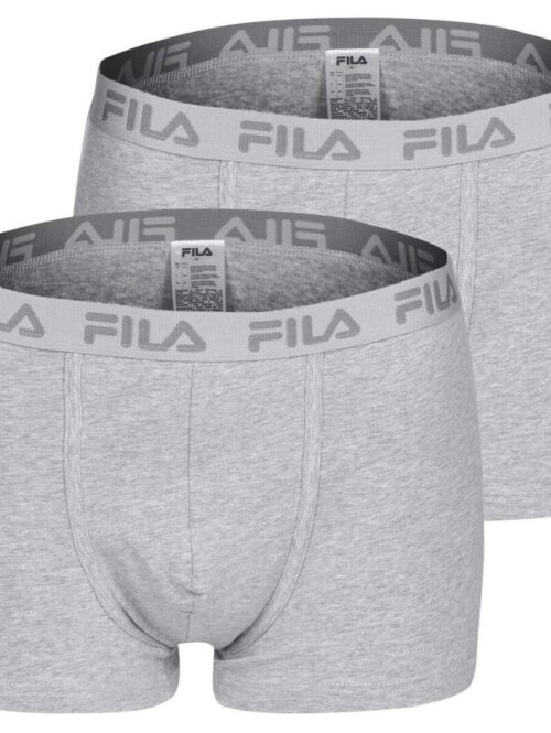 Confezione 2 pezzi boxer uomo con elastico parlato - FILA
