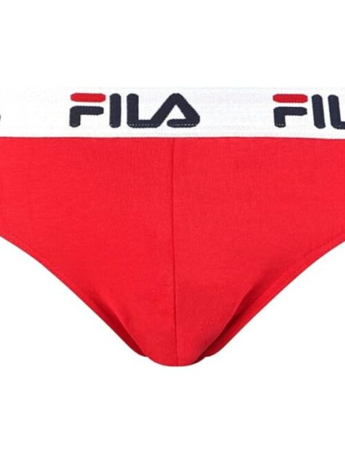 Slip uomo tinta unita con elastico a vista - FILA