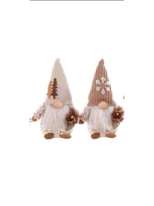 Gnomo decorativo natalizio altezza 25 cm - DAUNEX