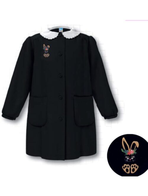 GR3906 – Grembiule scuola bambina con bottoni - SIGGI