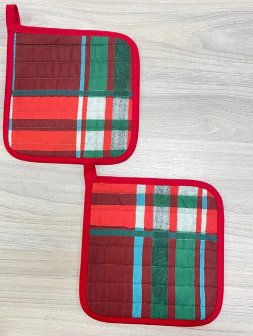 Set 2 presine fantasia in cotone Linea Highland - BASSETTI