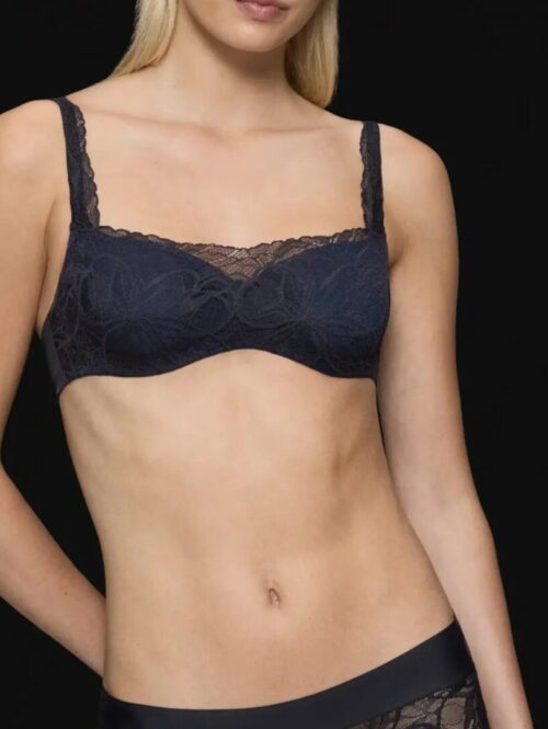 Reggiseno a balconcino in pizzo con ferretto flessibile Body Make Up Illusion Lace Balconette - TRIUMPH