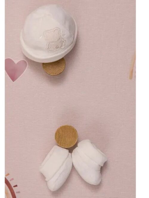 Set 2 pezzi cappellino e babbucce in ciniglia - GARY