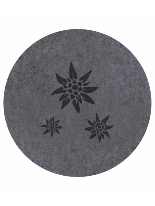 Sottopiatto in feltro disegno Stella Alpina - DAUNEX