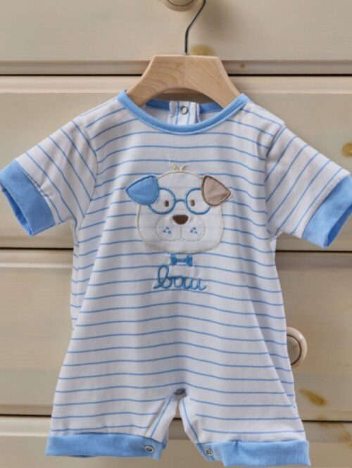 Pagliaccetto corto a pantaloncino bimbo in jersey di cotone - GARY
