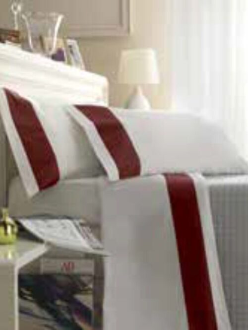 Completo letto matrimoniale in cotone “Vally” - CAVALIERI
