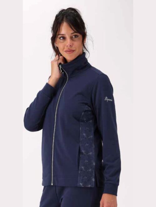 Tuta donna in cotone conformata con zip – F.LLI CAMPAGNOLO
