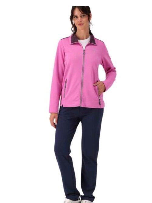 Tuta donna in cotone conformata con zip – F.LLI CAMPAGNOLO