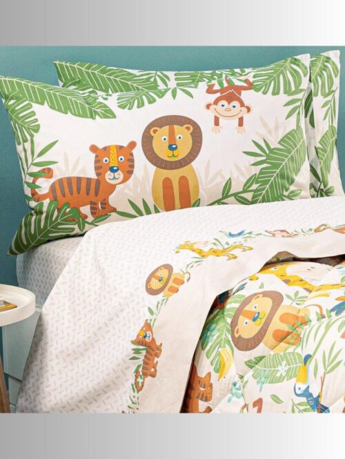 Completo lenzuola 1 piazza “TROPICAL” – CALEFFI KIDS