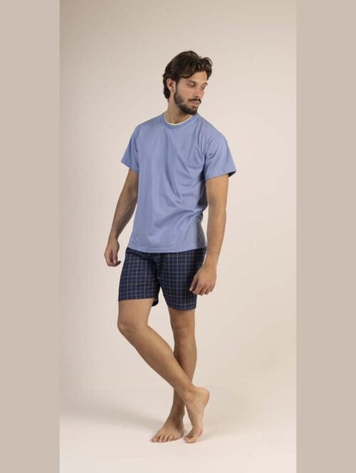 Pigiama Uomo Jersey Girocollo Manica Corta  – GARY