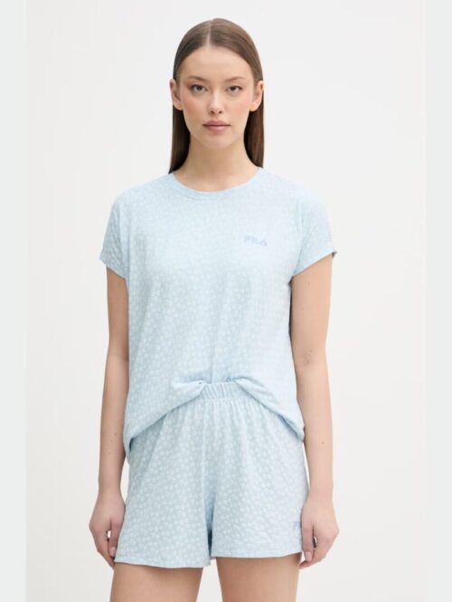 Pigiama donna estivo in viscosa fantasia floreale – FILA